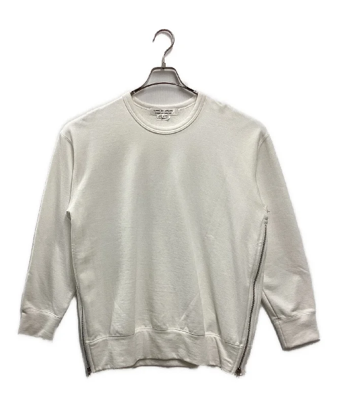 [Pre-owned] COMME des GARCONS COMME des GARCONS Side Zip Sweatshirt RI-T005 Hoodie with Rolled Sleeves Casual Relaxed