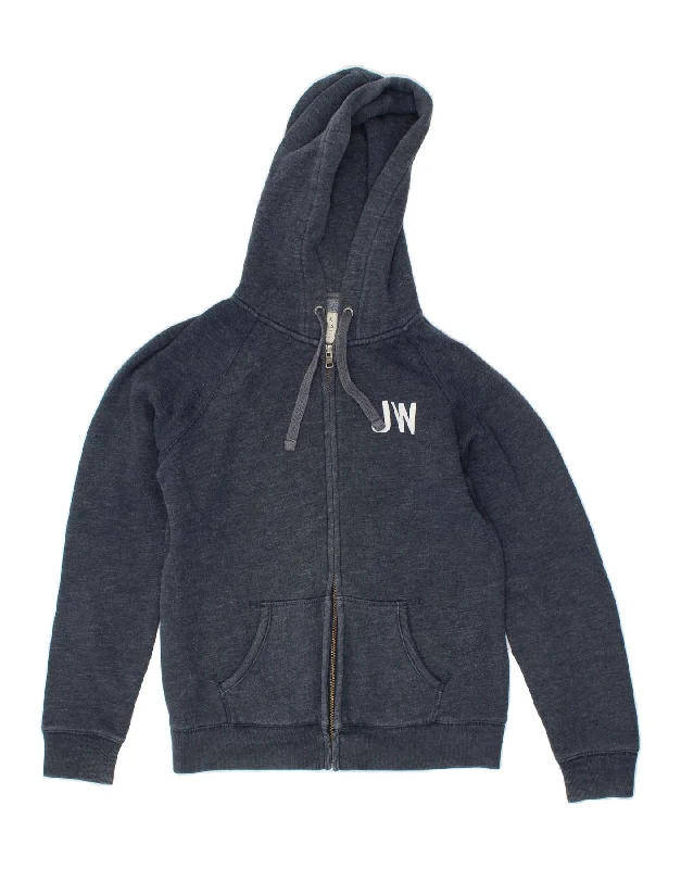 JACK WILLS Womens Zip Hoodie Sweater UK 14 Large Navy Blue Cashmere Blend Cotton Blend Poly Blend JACK WILLS Womens Zip Hoodie Sweater UK 14 Large Navy Blue Cashmere Blend Cotton Blend Poly Blend