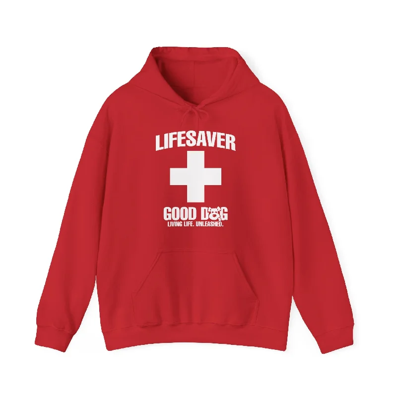 Lifesaver Hoodie Hoodie with High Neck Warm Protective