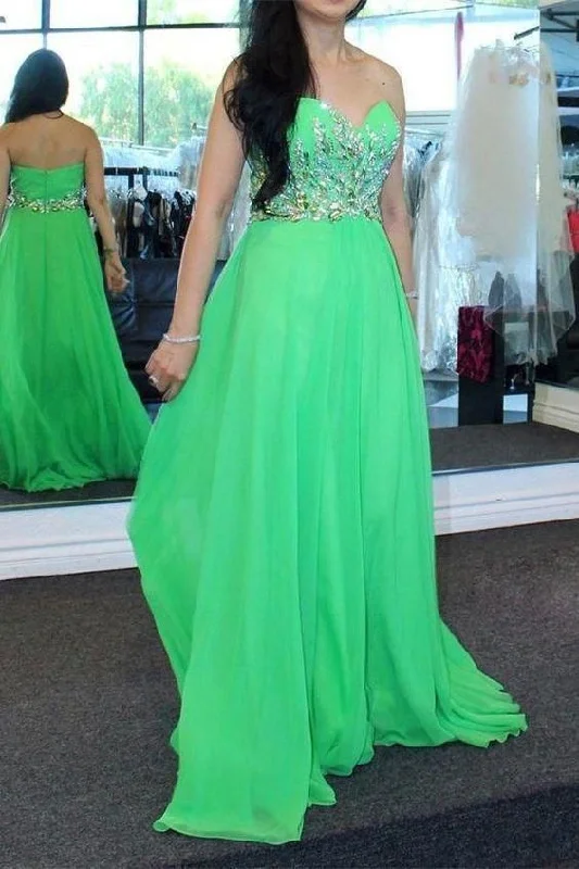Absorbing Green Prom Dresses, Prom Dresses A-Line, Chiffon Prom Dresses, Prom Dresses For Cheap cg9712 Absorbing Green Prom Dresses, Prom Dresses A-Line, Chiffon Prom Dresses, Prom Dresses For Cheap cg9712