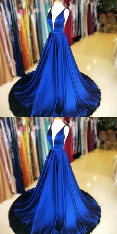 Charming V neck Simple Evening Dress with Sleeveless, Sexy Sweep Train Long Prom Dress cg9714 Charming V neck Simple Evening Dress with Sleeveless, Sexy Sweep Train Long Prom Dress cg9714