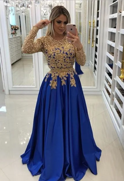 Blue fashion prom dress    cg9940