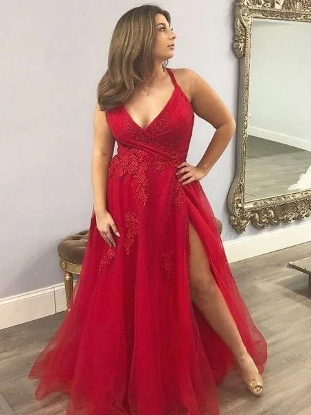 Long Lace Appliques Prom Dresses Formal Evening Gowns   cg10232