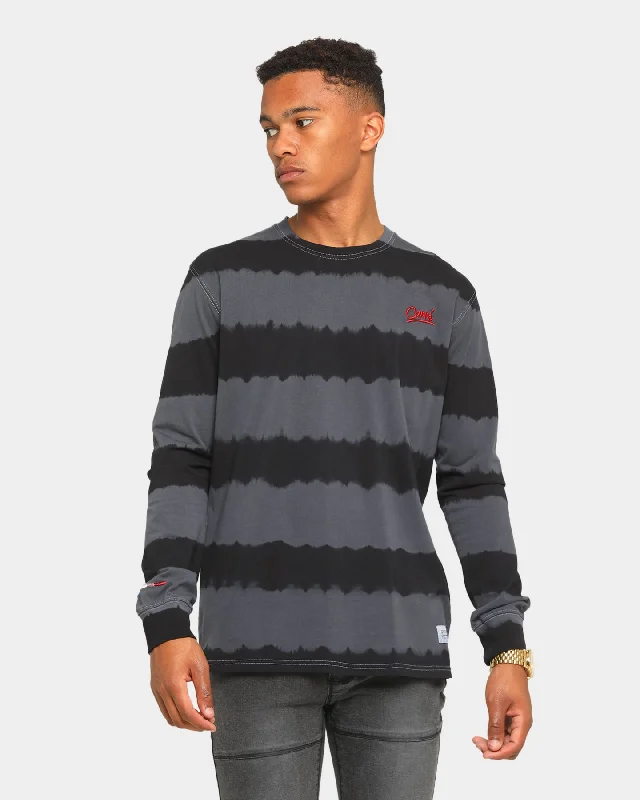 Carré Vague Classique Long Sleeve T-Shirt Grey/Black Rayon Velvet Corduroy