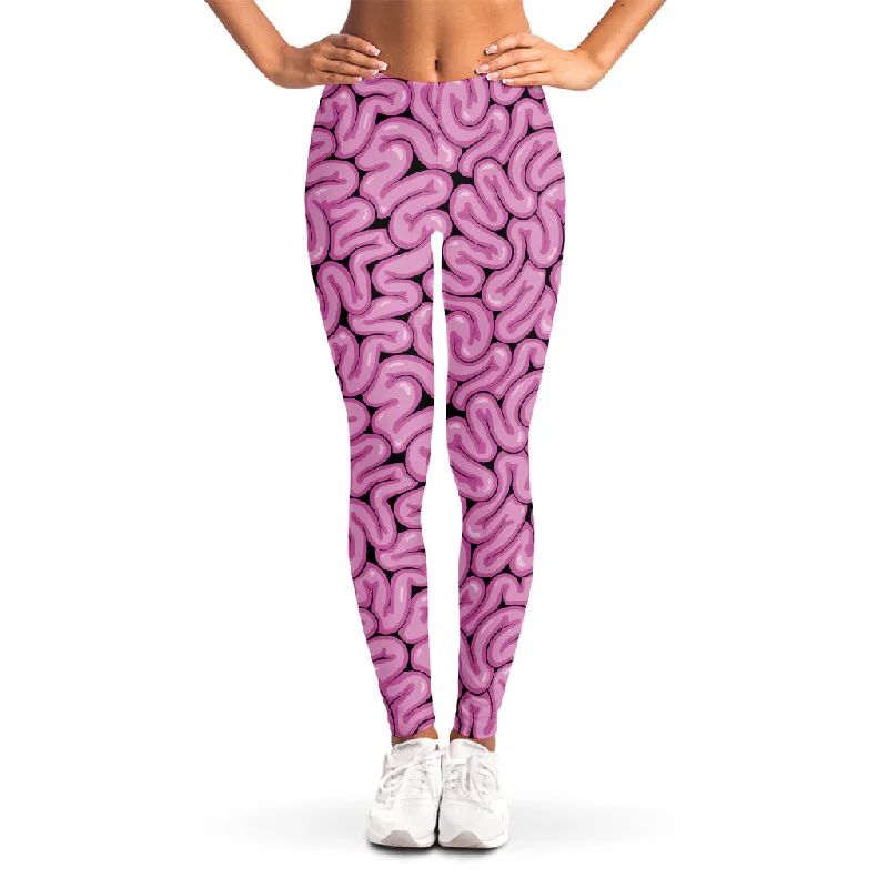 Halloween Brain Print Women's Leggings Stylish Athletic Wear Leggings