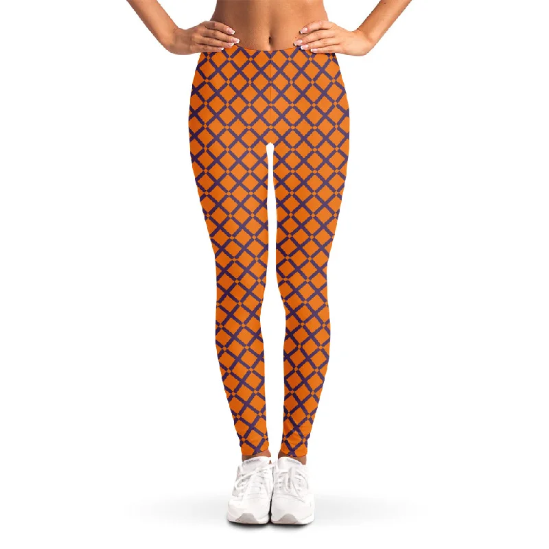 Halloween Cross Pattern Print Women's Leggings Cozy Workout Performance Leggings