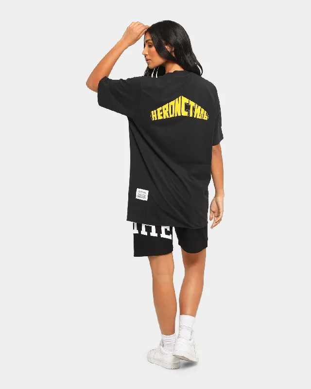 Heron Preston Oversized Style Logo Short Sleeve T-Shirt Black Machine Wash Dry Clean Hand Wash Heron Preston Oversized Style Logo Short Sleeve T-Shirt Black Machine Wash Dry Clean Hand Wash