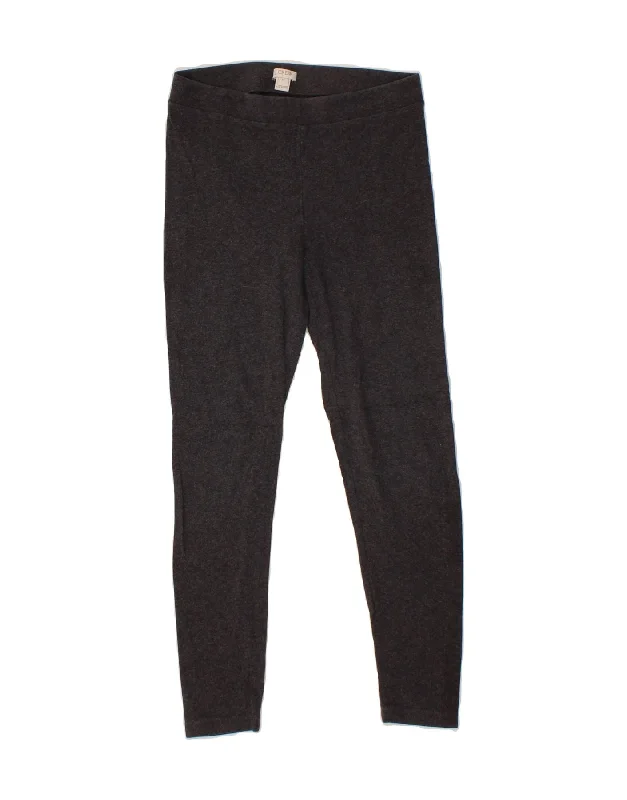 J. CREW Womens Leggings UK 4 XS  Grey Cotton Elegant Full-Body Leggings
