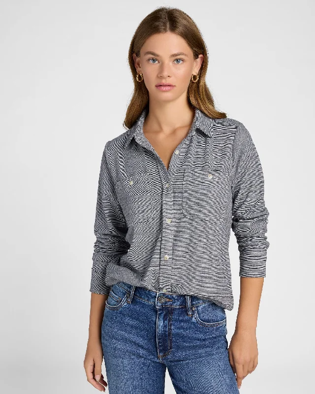 Dark Navy Stripe
