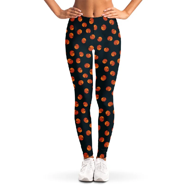 Little Pumpkin Pattern Print Women's Leggings Fashionable Printed Legging Pants