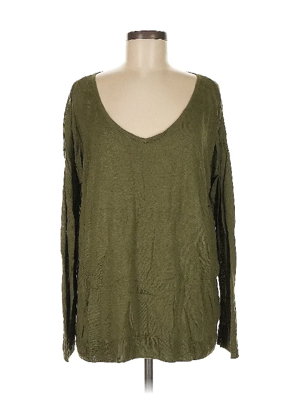 Long Sleeve T Shirt Hooded Caped Shawl Collar