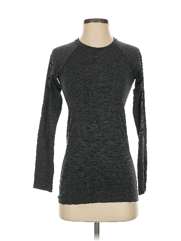 Long Sleeve T Shirt Lace Blend Ribbed Blend Corduroy Blend