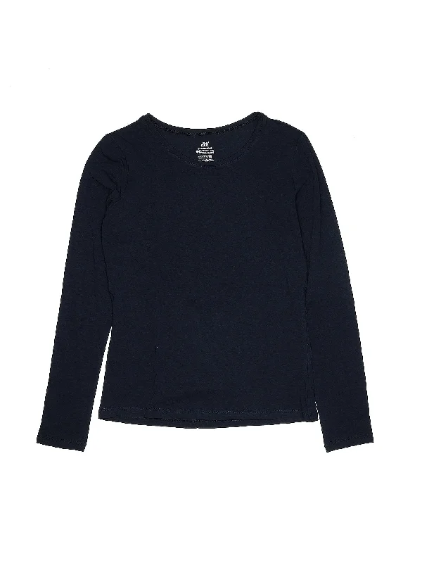 Long Sleeve T Shirt Silk Blend Satin Velvet