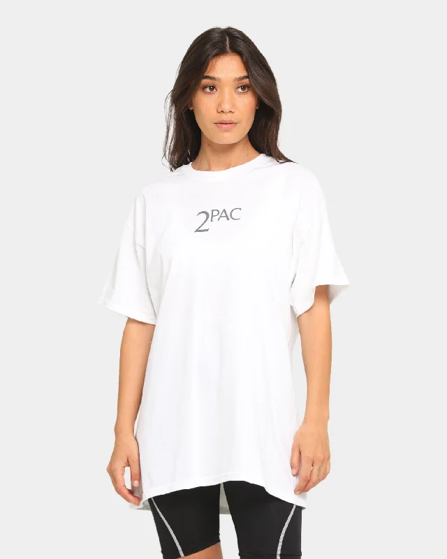 Tupac Social Message Short Sleeve T-Shirt White Chenille Blend Fleece Blend Nylon Blend Tupac Social Message Short Sleeve T-Shirt White Chenille Blend Fleece Blend Nylon Blend