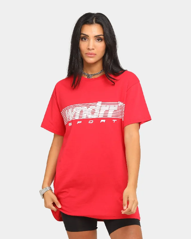 WNDRR Legacy Custom Fit T-Shirt Red Cozy Warm Stylish