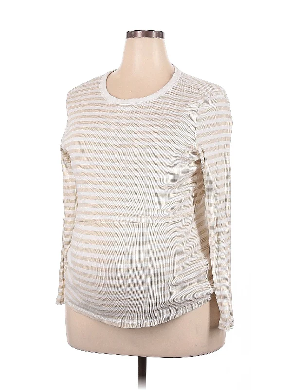 Long Sleeve T Shirt Layered Multi-layer Single Layer