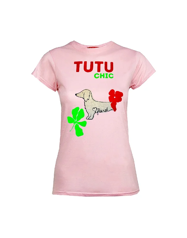 Tutu Chic Flanel T-shirt Terry Blend Velvet Blend Canvas Blend