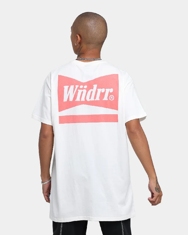 WNDRR Chadwick Custom Fit T-Shirt White Mesh Canvas Denim